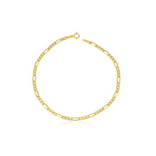 14k arany karkötő, Figaro, 19 cm