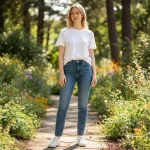 14k arany karlánc, Szingapúri, 17,5 cm