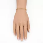 14k arany karkotő Anker, 19,5 cm