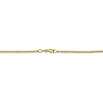 14k arany nyaklánc, lapított pancer 50 cm