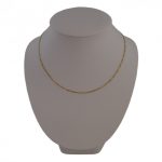 14k arany lánc, Figaro, 45 cm