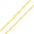 14 karátos arany nyaklánc, Szingapúr, 45 cm