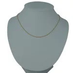 14k arany nyaklánc, gyöngy anker 50 cm