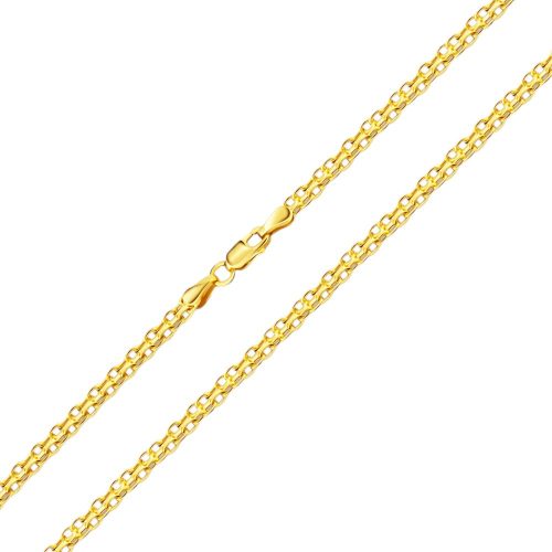 14k arany nyaklánc, Biscmarck, 45 cm