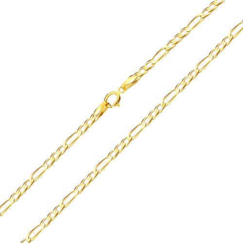 14k arany nyaklánc, Figaro, 50 cm