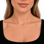 14k arany nyaklánc Waless, 45 cm