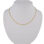 14k arany nyaklánc, Figaro, 50 cm