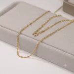 14k arany nyaklánc Waless, 42 cm