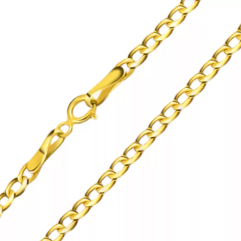 Pancer Chain 14k arany nyaklánc, lapított pancer 55 cm - Akár holnapra