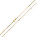 14k arany nyaklánc, kétszínű Anker, 50 cm