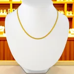 14k arany nyaklánc, Biscmarck, 50 cm