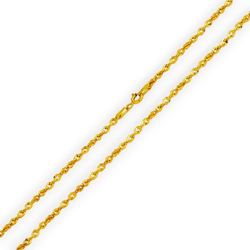 14k arany nyaklánc, 50 cm