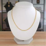 14k arany nyaklánc, "hamis" Waless 42 cm