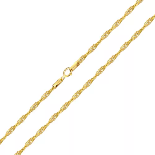 14k arany nyaklánc, Szingapúri 42 cm