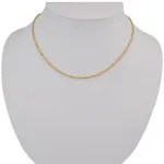 14k arany nyaklánc, Szingapúri 42 cm