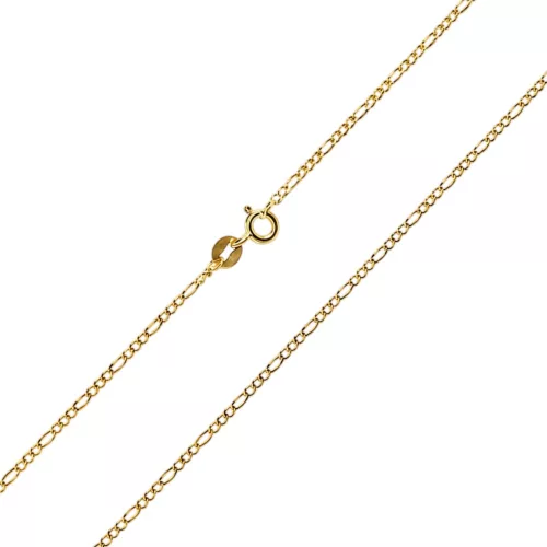 14k arany nyaklánc, Figaro, 50 cm