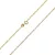 14k arany nyaklánc, Figaro, 50 cm