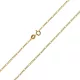 14k arany nyaklánc, Figaro, 50 cm