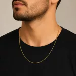 14k arany nyaklánc, Anker, 55 cm