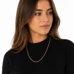 14k arany nyaklánc Waless, 55 cm