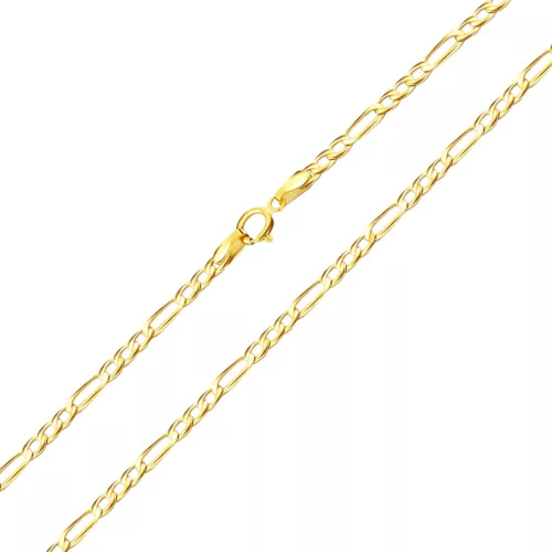 14k arany nyaklánc, Figaro, 60 cm