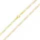 14k arany nyaklánc, Figaro, 60 cm
