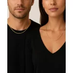 14k arany nyaklánc Waless, 50 cm
