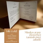 14k arany nyaklánc Waless, 50 cm