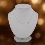 14k arany nyaklánc beépített kereszttel