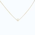 14k arany nyaklánc kagylógyönggyel