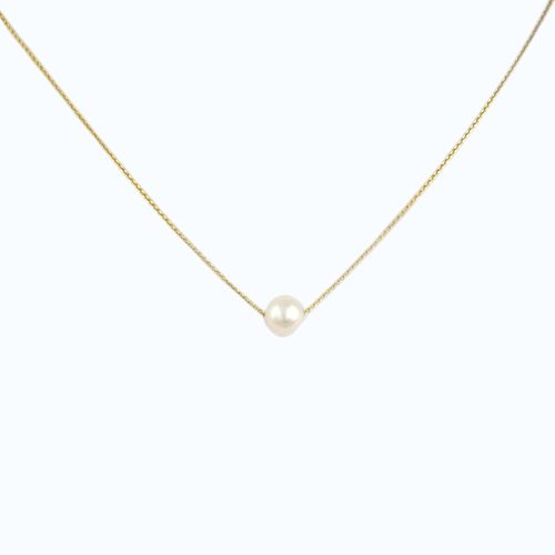 14k arany nyaklánc kagylógyönggyel