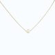 14k arany nyaklánc kagylógyönggyel