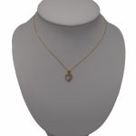 14k arany nyaklánc kisméretű szív medállal