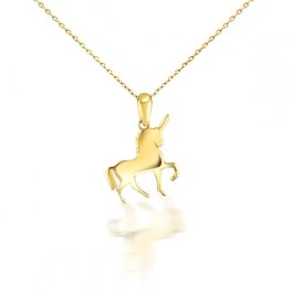 14k arany medál, unikornis