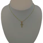 14k arany medál, kereszt