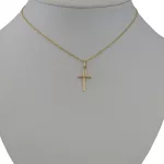 14k arany medál, egyszerű kereszt