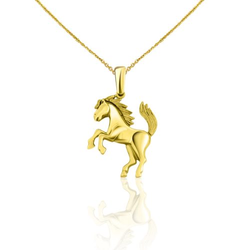 14k arany medál, ló