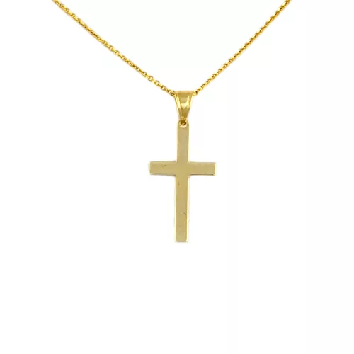 14k arany medál, kereszt