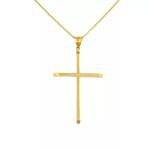 14k arany medál, nagyméretű kereszt
