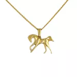 14k arany medál, ló