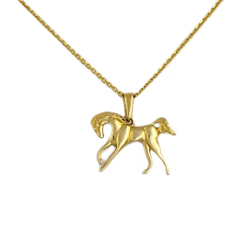 14k arany medál, ló