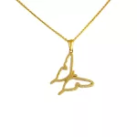 14k arany medál, pillangó