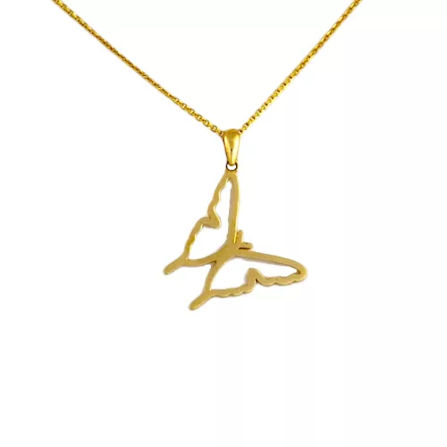 14k arany medál, pillangó