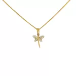 14k arany medál, szitakötő