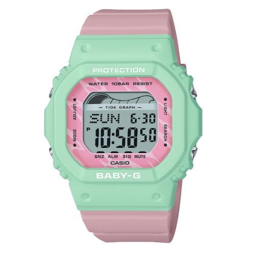 Casio Baby-G BLX-565-3ER női karóra, zöld/pink