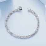 Ezüst női karkötő, 19 cm