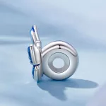 Ezüstcharm, kék pillangó