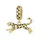 Ezüst charm 925, leopárd