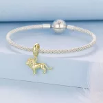 Ezüst charm 925, oroszlán