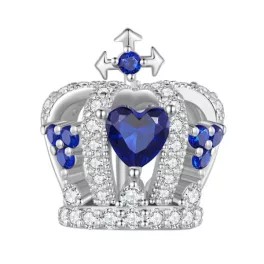 Ezüst charm, korona